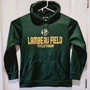 Green Bay Packers Lambeau Field Titletown Mens Size Medium Hoodie Green NFL